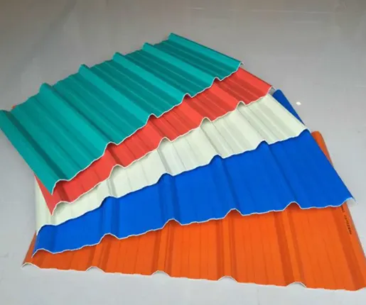 Покрівельні листи з оцинкованого гофрованого заліза з кольоровим покриттям