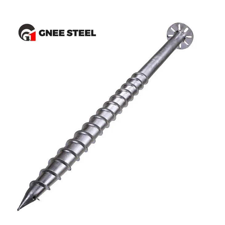 Гарячеоцинкований гвинт заземлення