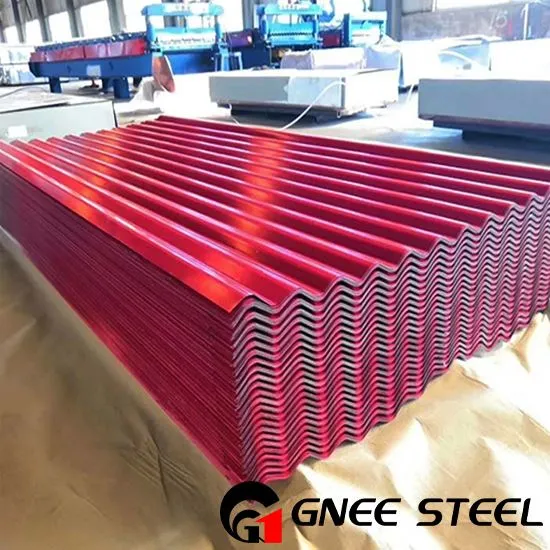Гофрований покрівельний лист з кольоровим покриттям
